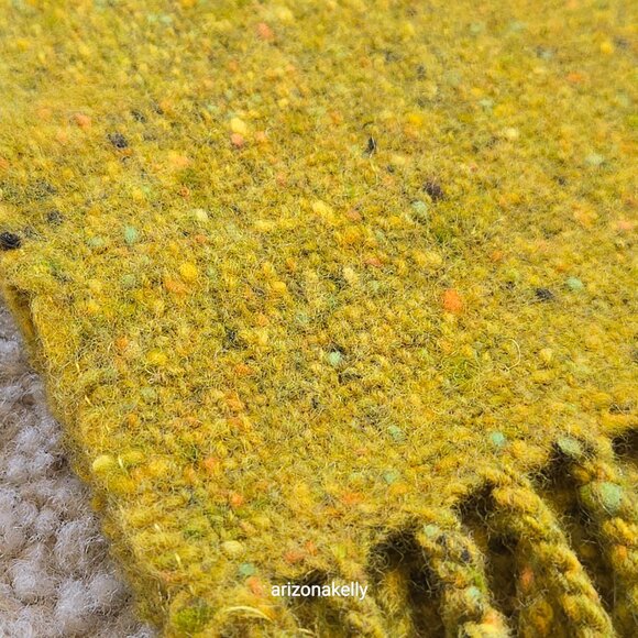 NWOT Foxford Cashmere Wool Scarf Tweed Donegal Speckled - Picture 11 of 12